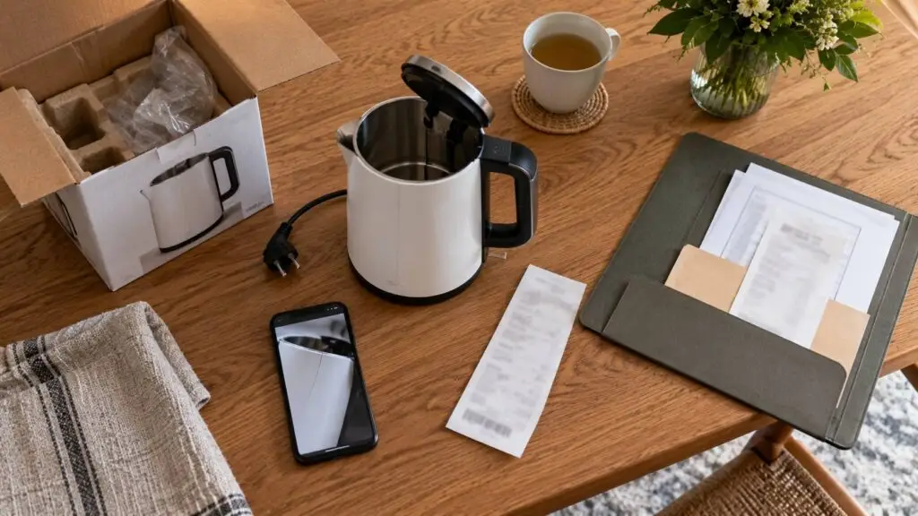 Aankoopbewijs en foto's bewaren voor bewijslast gebrekkig product