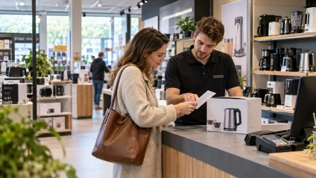 Consument en verkoper bij aankoop volgens consumentenrecht garantie