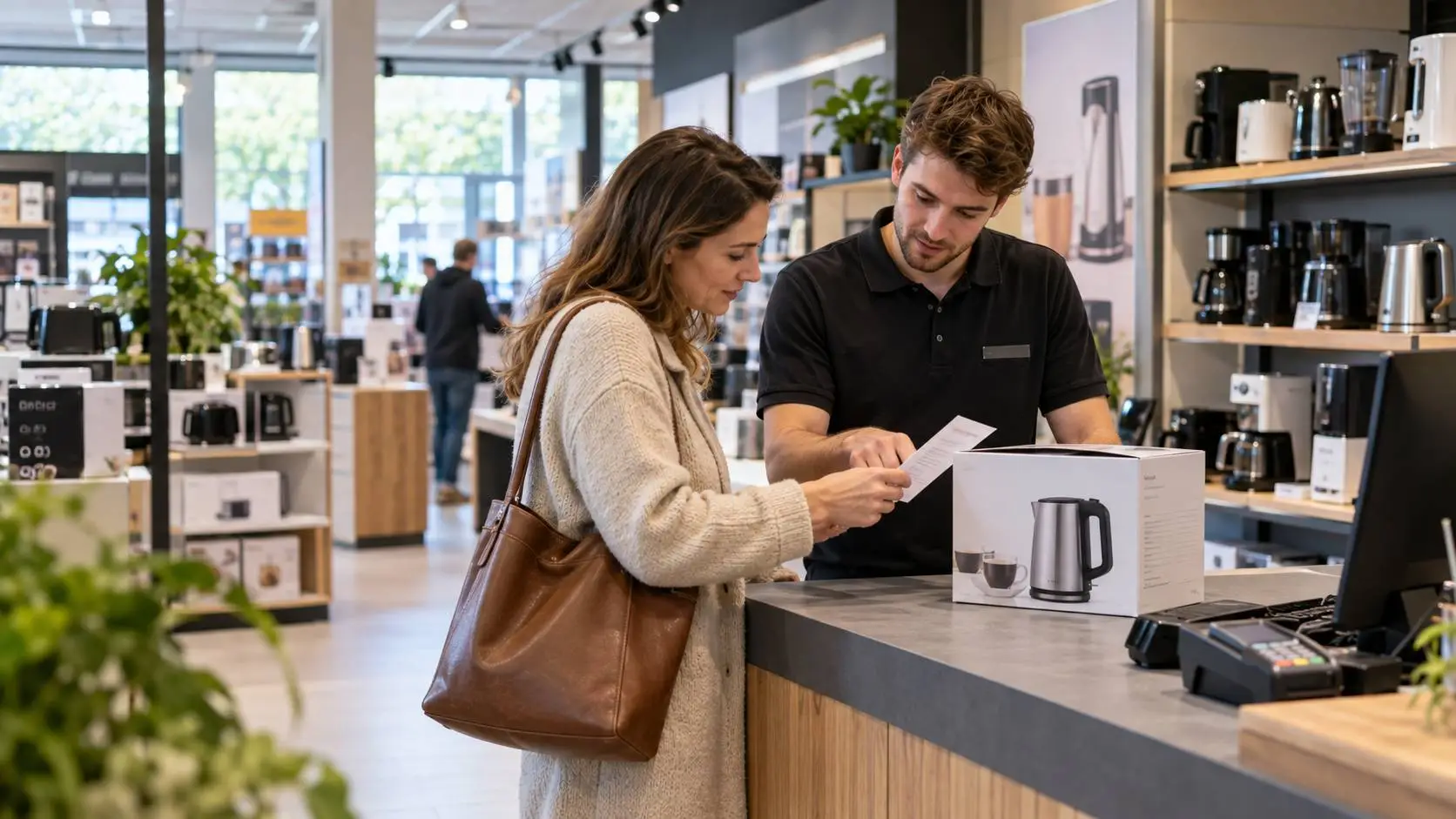 Consument en verkoper bij aankoop volgens consumentenrecht garantie