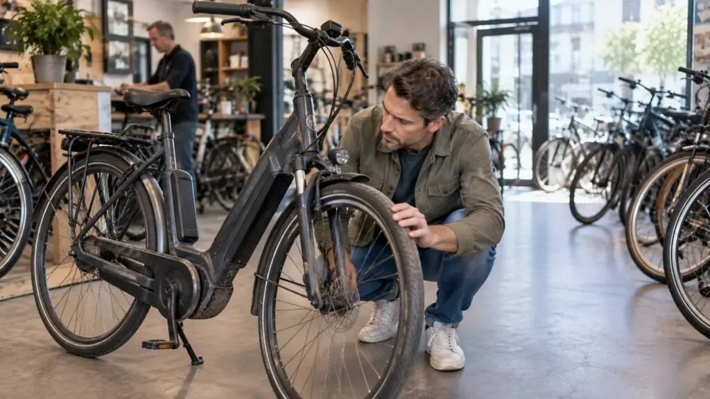 Koper controleert gebruikte e-bike bij tweedehands product garantie